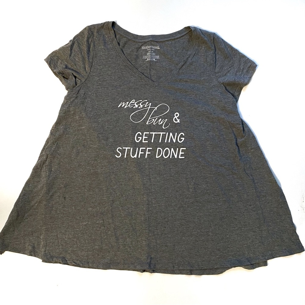 Motherhood maternity nursing t shirt